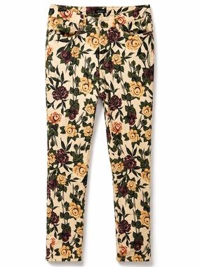 VENUS Skinny Pants Size 10 Floral Print Stretch Multicolor